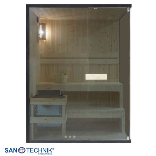 Sanotechnik FALUN L Sauna für 2-3 Personen 150x120x200 cm