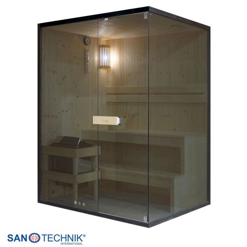 Sanotechnik FALUN L Sauna für 2-3 Personen 150x120x200 cm