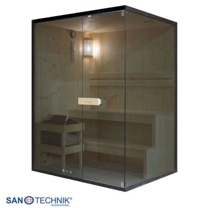 Sanotechnik FALUN L Sauna für 2-3 Personen 150x120x200 cm