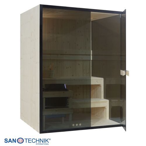 Sanotechnik FALUN L Sauna für 2-3 Personen 150x120x200 cm