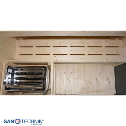 Sanotechnik FALUN L Sauna für 2-3 Personen 150x120x200 cm