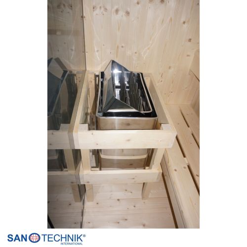 Sanotechnik FALUN L Sauna für 2-3 Personen 150x120x200 cm