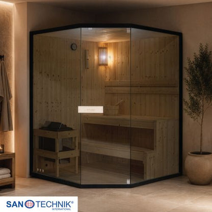 Sanotechnik FALUN XL Sauna für 2-3 Personen 150x150x200 cm