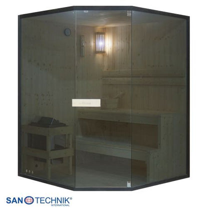Sanotechnik FALUN XL Sauna für 2-3 Personen 150x150x200 cm