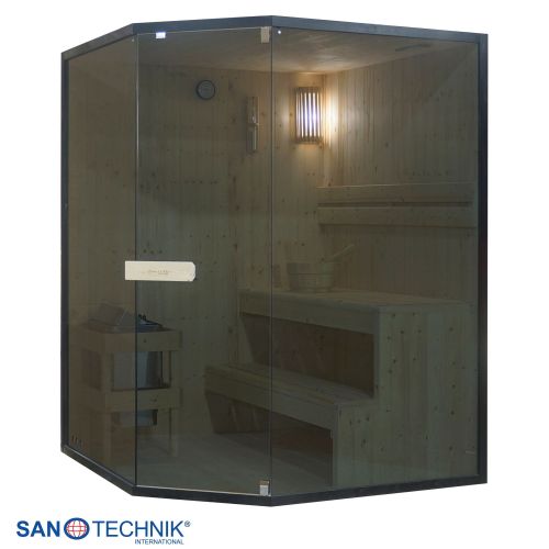 Sanotechnik FALUN XL Sauna für 2-3 Personen 150x150x200 cm