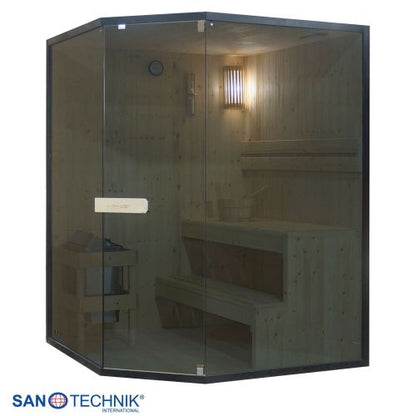 Sanotechnik FALUN XL Sauna für 2-3 Personen 150x150x200 cm