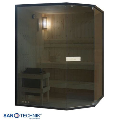 Sanotechnik FALUN XL Sauna für 2-3 Personen 150x150x200 cm
