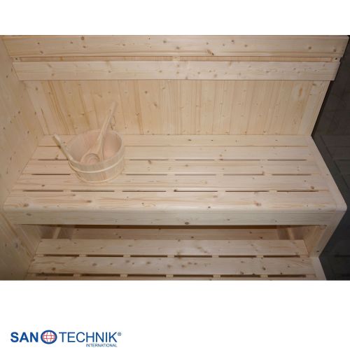 Sanotechnik FALUN XL Sauna für 2-3 Personen 150x150x200 cm