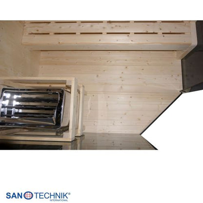 Sanotechnik FALUN XL Sauna für 2-3 Personen 150x150x200 cm