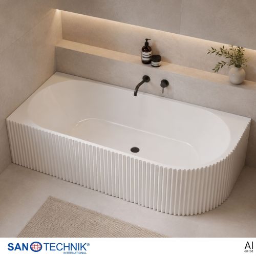 Sanotechnik Badewanne Wand-BW BALI LINKS 170x80x56cm
