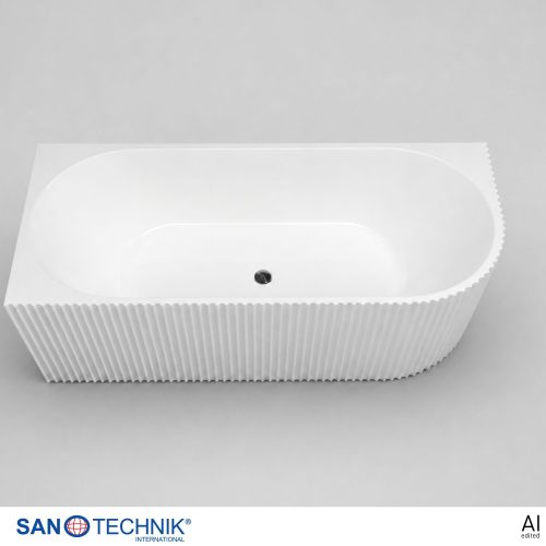 Sanotechnik Badewanne Wand-BW BALI LINKS 170x80x56cm
