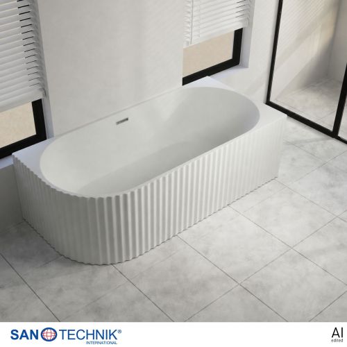 Sanotechnik Badewanne Wand-BW BALI RECHTS 170x80x56cm