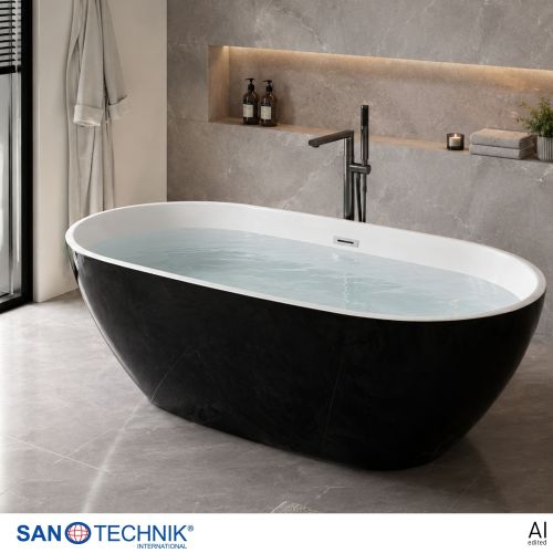 Sanotechnik Badewanne BW CUBA freisteh. 175x80x60 cm