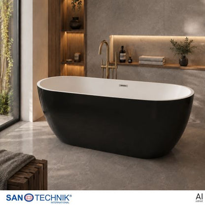 Sanotechnik Badewanne BW CUBA freisteh. 175x80x60 cm