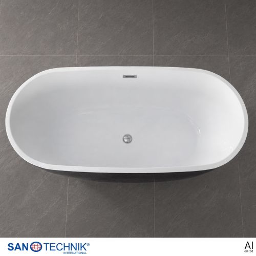 Sanotechnik Badewanne BW CUBA freisteh. 175x80x60 cm