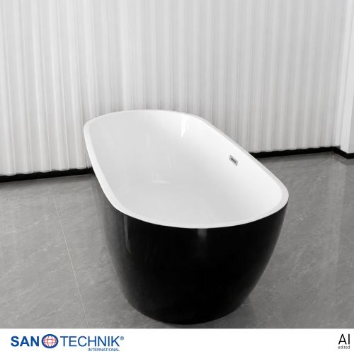 Sanotechnik Badewanne BW CUBA freisteh. 175x80x60 cm