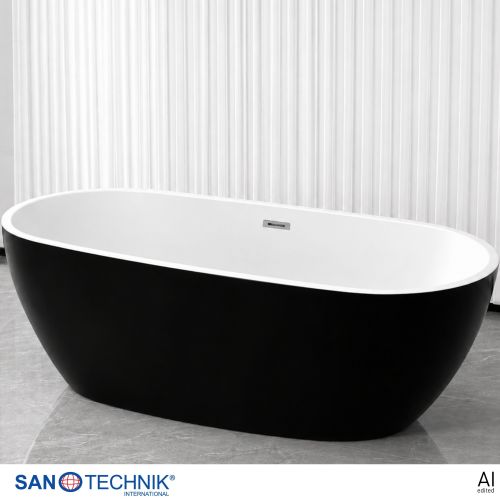 Sanotechnik Badewanne BW CUBA freisteh. 175x80x60 cm
