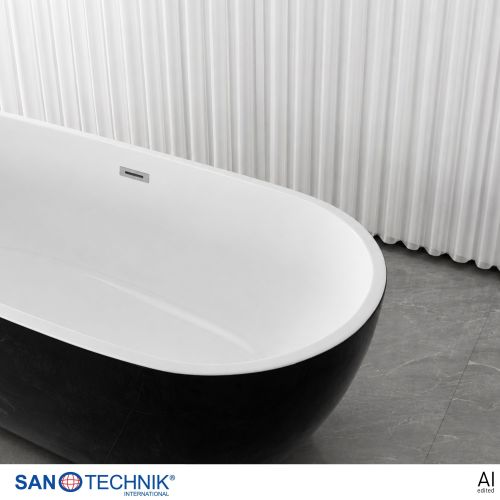 Sanotechnik Badewanne BW CUBA freisteh. 175x80x60 cm