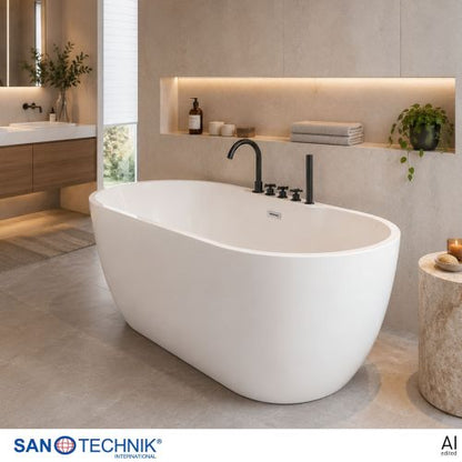Sanotechnik Badewanne BW ARUBA freisteh. 170x75x58cm