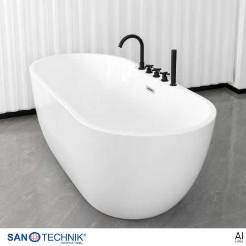 Sanotechnik Badewanne BW ARUBA freisteh. 170x75x58cm