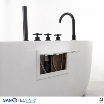 Sanotechnik Badewanne BW ARUBA freisteh. 170x75x58cm