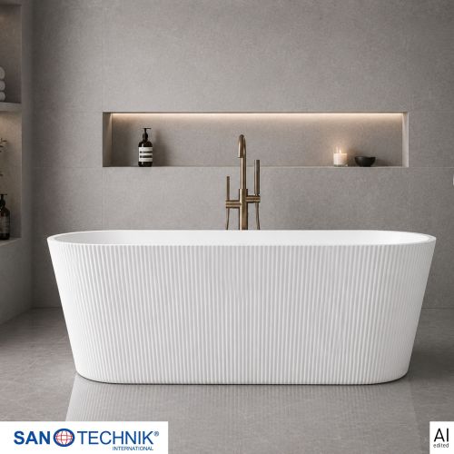 Sanotechnik Badewanne BW RENO freisteh. 170x75x58cm