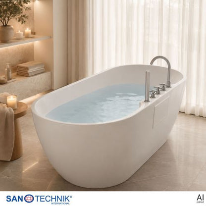 Sanotechnik Badewanne BW ARUBA freisteh. 170x75x58cm