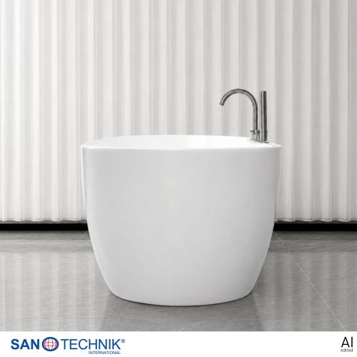 Sanotechnik Badewanne BW ARUBA freisteh. 170x75x58cm