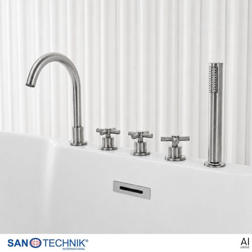 Sanotechnik Badewanne BW ARUBA freisteh. 170x75x58cm