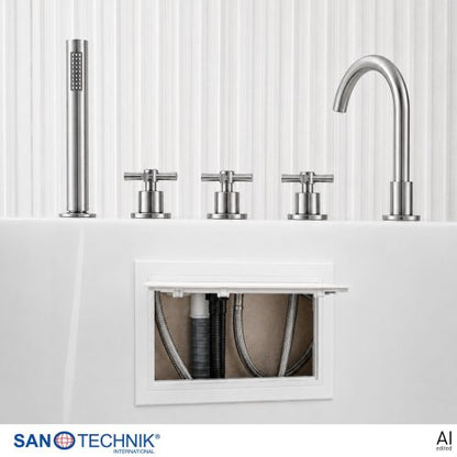 Sanotechnik Badewanne BW ARUBA freisteh. 170x75x58cm