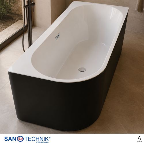 Sanotechnik Badewanne Wand-BW JAMAICA rechts 170x75x58cm
