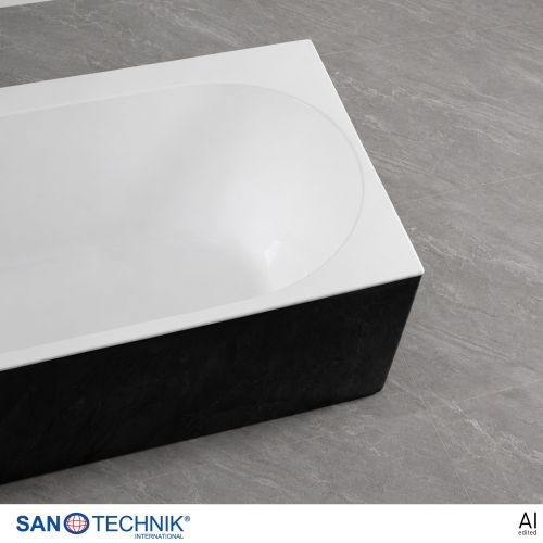 Sanotechnik Badewanne Wand-BW JAMAICA rechts 170x75x58cm