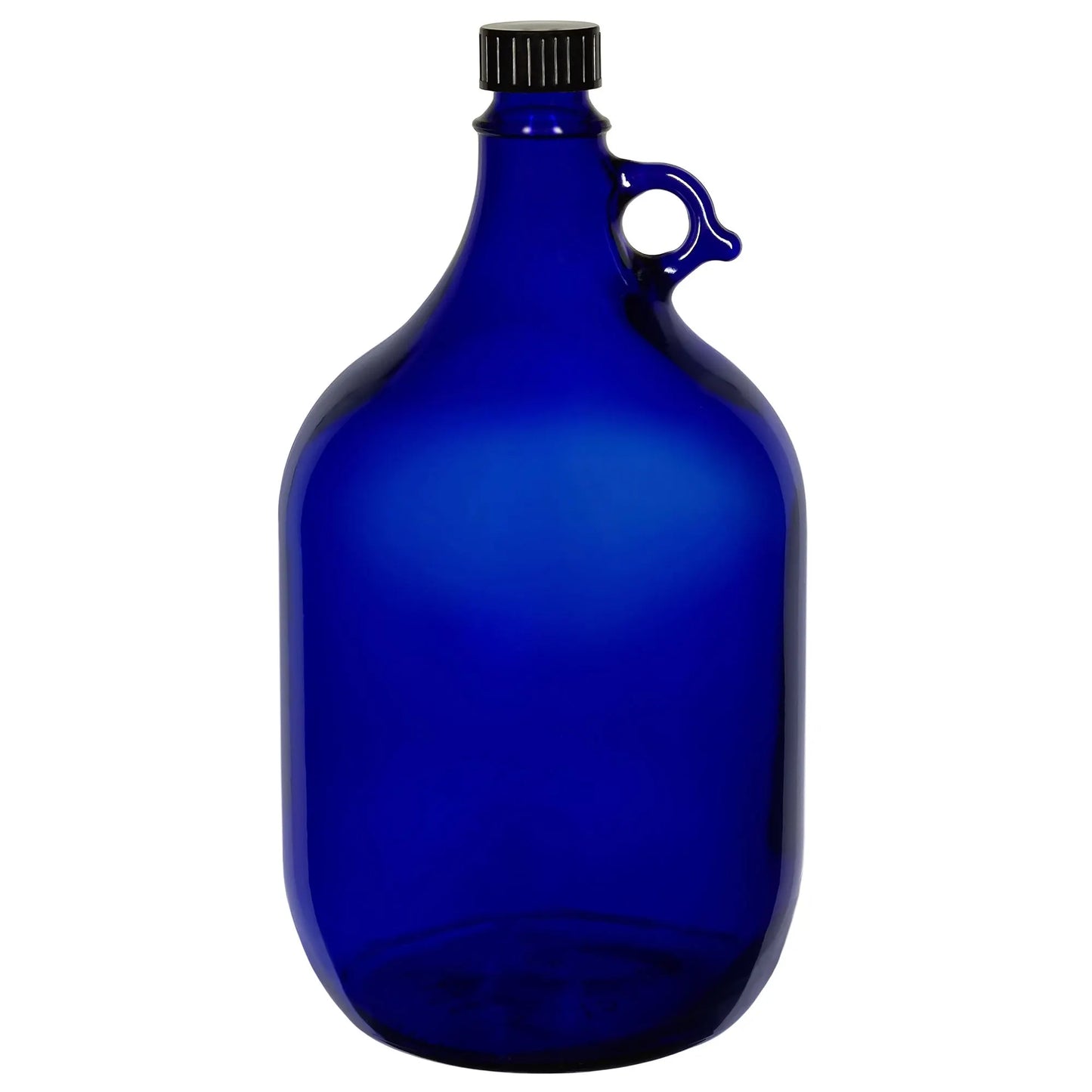 AcalaQuell® Glasflasche  mit Ringgriff | dunkelblaue Farbe | 30-40 % Sonnenschutz | 2 oder 5 Liter