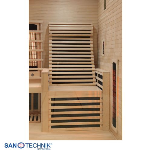Sanotechnik CARBON 3 Infrarotkabine für 2 Personen 150x150x195 cm