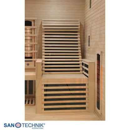 Sanotechnik CARBON 3 Infrarotkabine für 2 Personen 150x150x195 cm