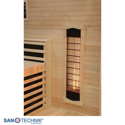 Sanotechnik CARBON 3 Infrarotkabine für 2 Personen 150x150x195 cm