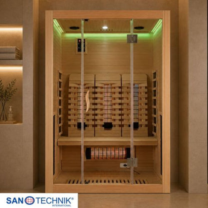 Sanotechnik OPEN Infrarotkabine für 3 Personen 150x120x200 cm