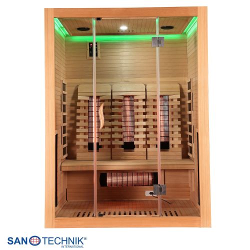 Sanotechnik OPEN Infrarotkabine für 3 Personen 150x120x200 cm