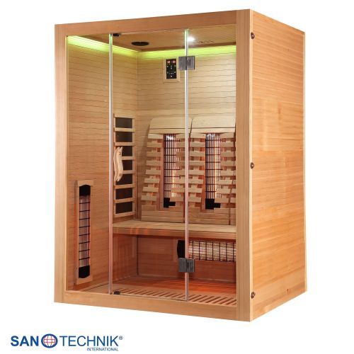 Sanotechnik OPEN Infrarotkabine für 3 Personen 150x120x200 cm