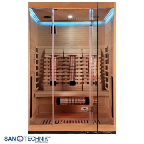 Sanotechnik OPEN Infrarotkabine für 3 Personen 150x120x200 cm