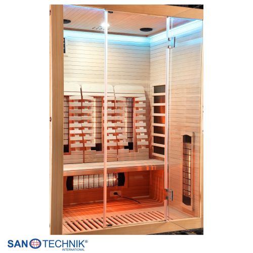 Sanotechnik OPEN Infrarotkabine für 3 Personen 150x120x200 cm