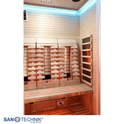 Sanotechnik OPEN Infrarotkabine für 3 Personen 150x120x200 cm