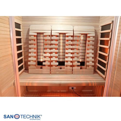 Sanotechnik OPEN Infrarotkabine für 3 Personen 150x120x200 cm