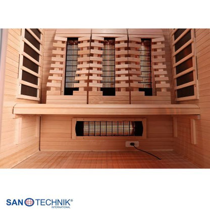 Sanotechnik OPEN Infrarotkabine für 3 Personen 150x120x200 cm