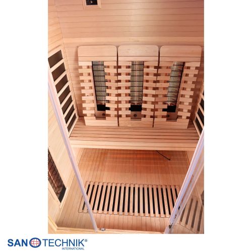 Sanotechnik OPEN Infrarotkabine für 3 Personen 150x120x200 cm