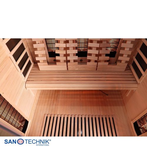 Sanotechnik OPEN Infrarotkabine für 3 Personen 150x120x200 cm