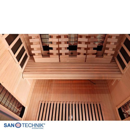 Sanotechnik OPEN Infrarotkabine für 3 Personen 150x120x200 cm