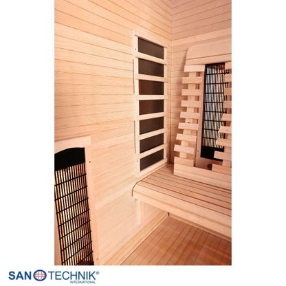 Sanotechnik OPEN Infrarotkabine für 3 Personen 150x120x200 cm