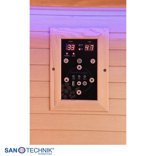 Sanotechnik OPEN Infrarotkabine für 3 Personen 150x120x200 cm