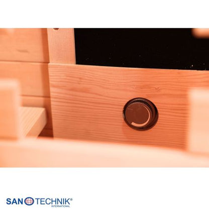 Sanotechnik OPEN Infrarotkabine für 3 Personen 150x120x200 cm